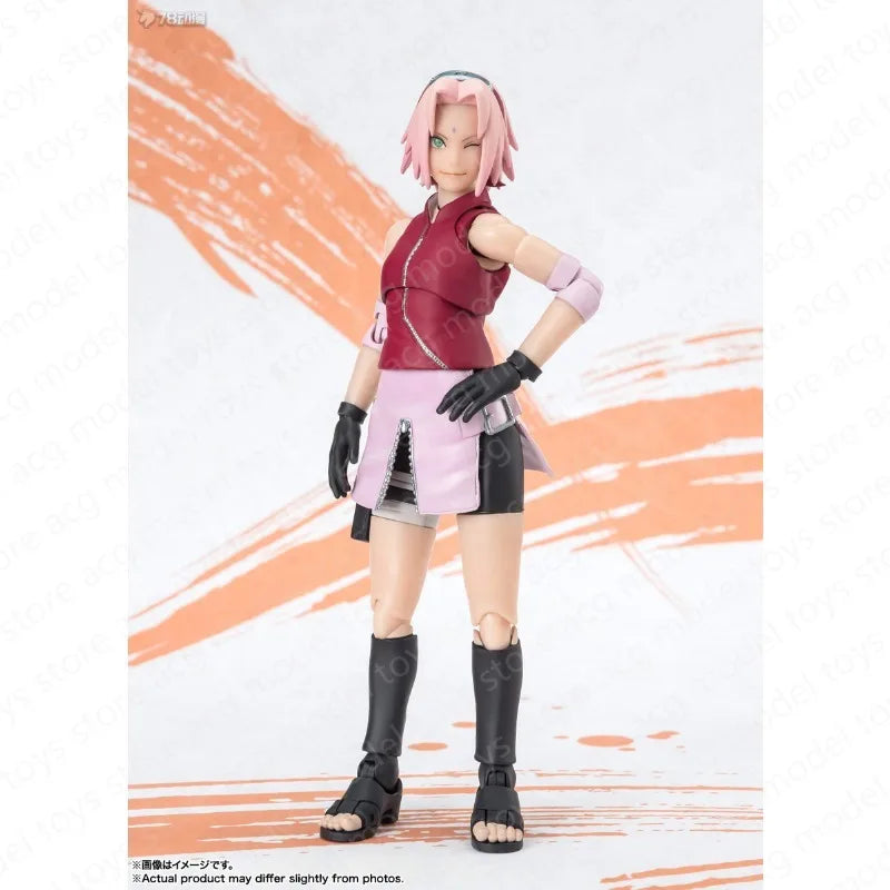 In Stock Original Bandai S.H.Figuarts SHF NARUTO Haruno Sakura 99 Figure Anime Model Toy Collect Action Gifts