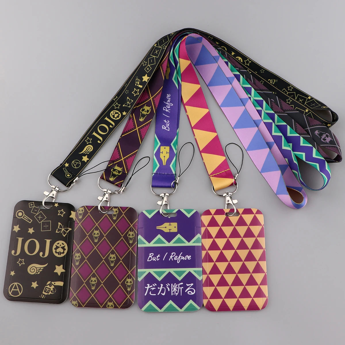 Anime Lanyard for Keys Card ID Badge Holder Phone Charm Key Chain Key Holder Key Rings Accessories
