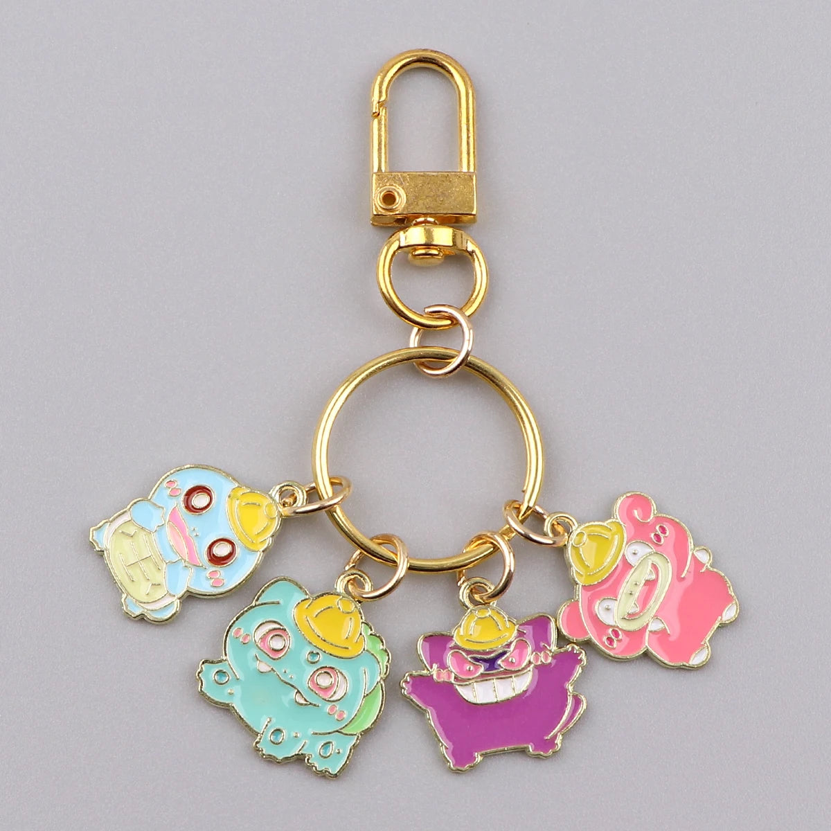 Lovely Japanese Anime Character Key Fobs Students Motorcycles Cars Backpack Chaveiro Keychain For Friends Fashion Key Ring Gifts