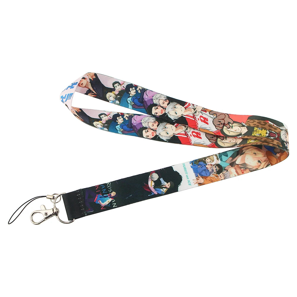 Anime Lanyard for Keys Card ID Badge Holder Phone Charm Key Chain Key Holder Key Rings Accessories