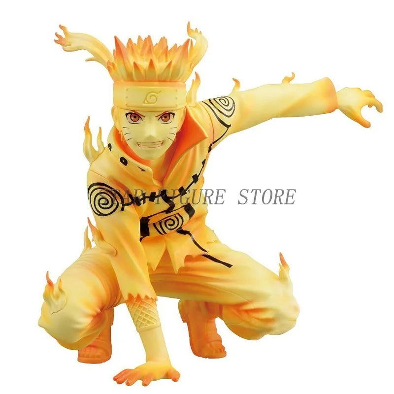 NARUTO Shippuden Figures Uzumaki Naruto Kurama Action Figure Courageous Strength That Binds Collection Model Toys Car Ornaments