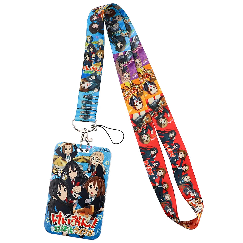 Anime Lanyard for Keys Card ID Badge Holder Phone Charm Key Chain Key Holder Key Rings Accessories