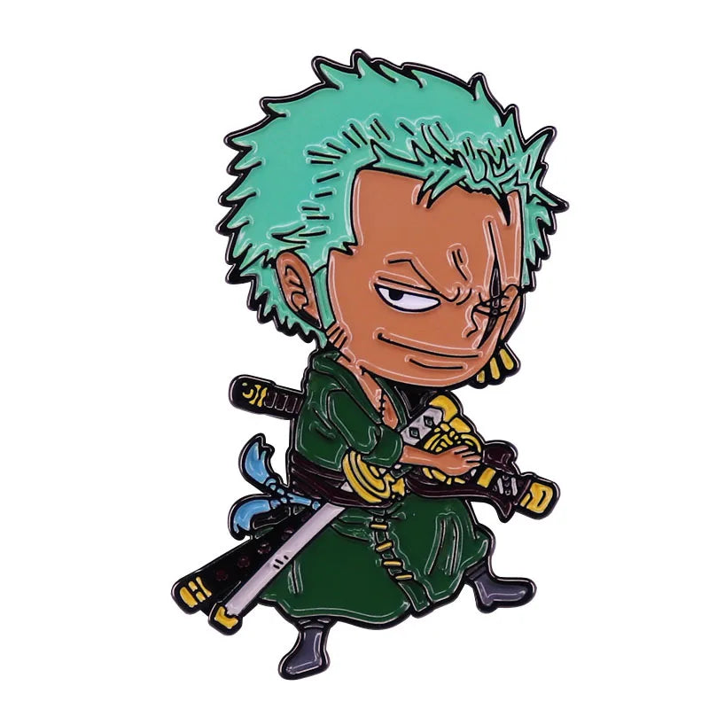 Anime One Piece Enamel Pin Pirate Ship Going Merry Brooches Lapel Pins for Backpack Briefcase Badges Fashion Jewelry Accessories