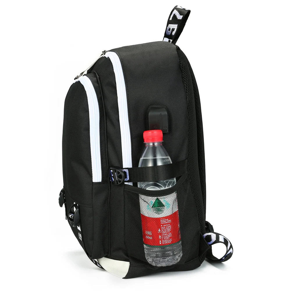 My Hero Academia Izuku Backpack with USB Charging Port Cute MHA Cosplay Bookbag for Boys Girls Gift School Mochila