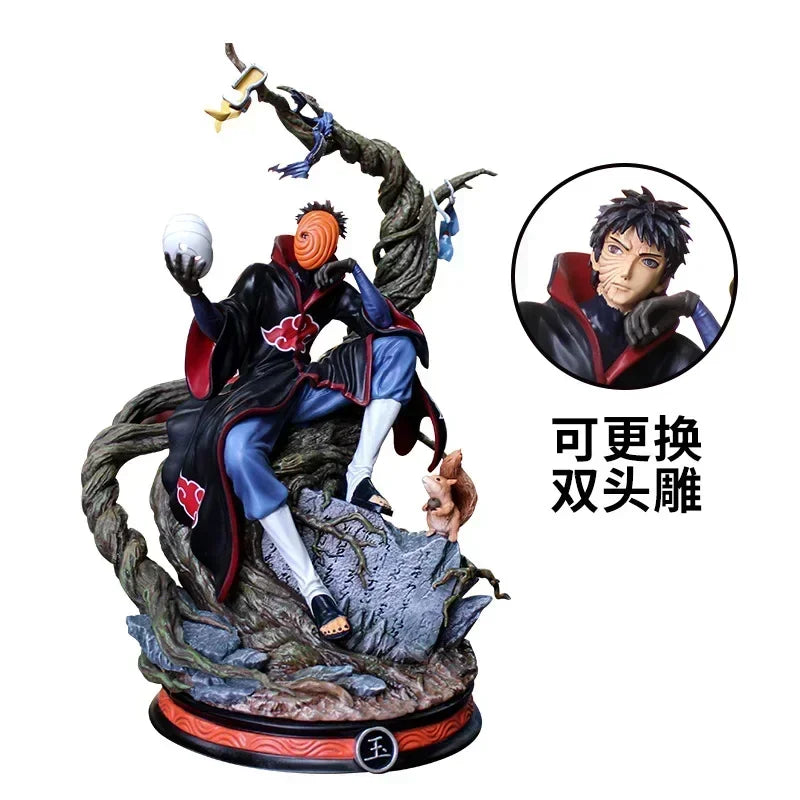 Large - Sized Anime Naruto Akatsuki Figures Uchiha Obito Figur Konan Kakuzu PVC Action Figure Ornaments Figurine Gift Collection