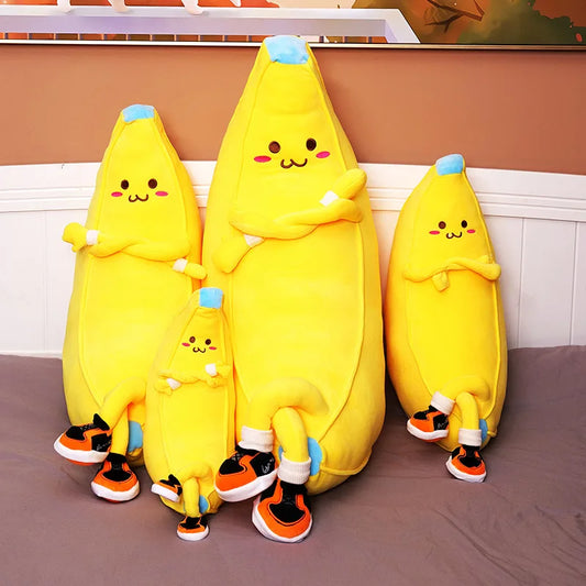 50~110cm New Fruit Banana Doll Soft Stuffed Plant Cushion Pillow Holding Sleeping Home Bed Decor Children Party Gift