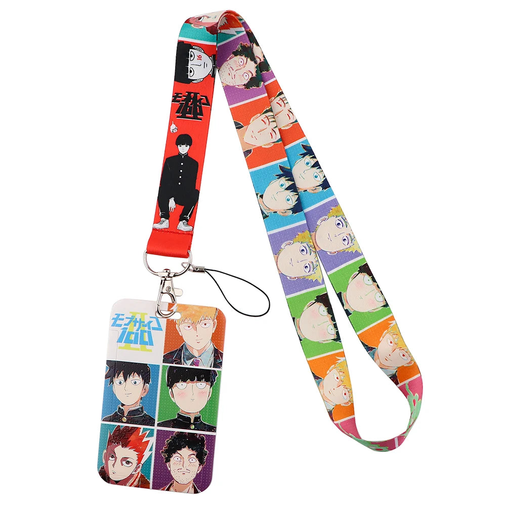Anime Lanyard for Keys Card ID Badge Holder Phone Charm Key Chain Key Holder Key Rings Accessories