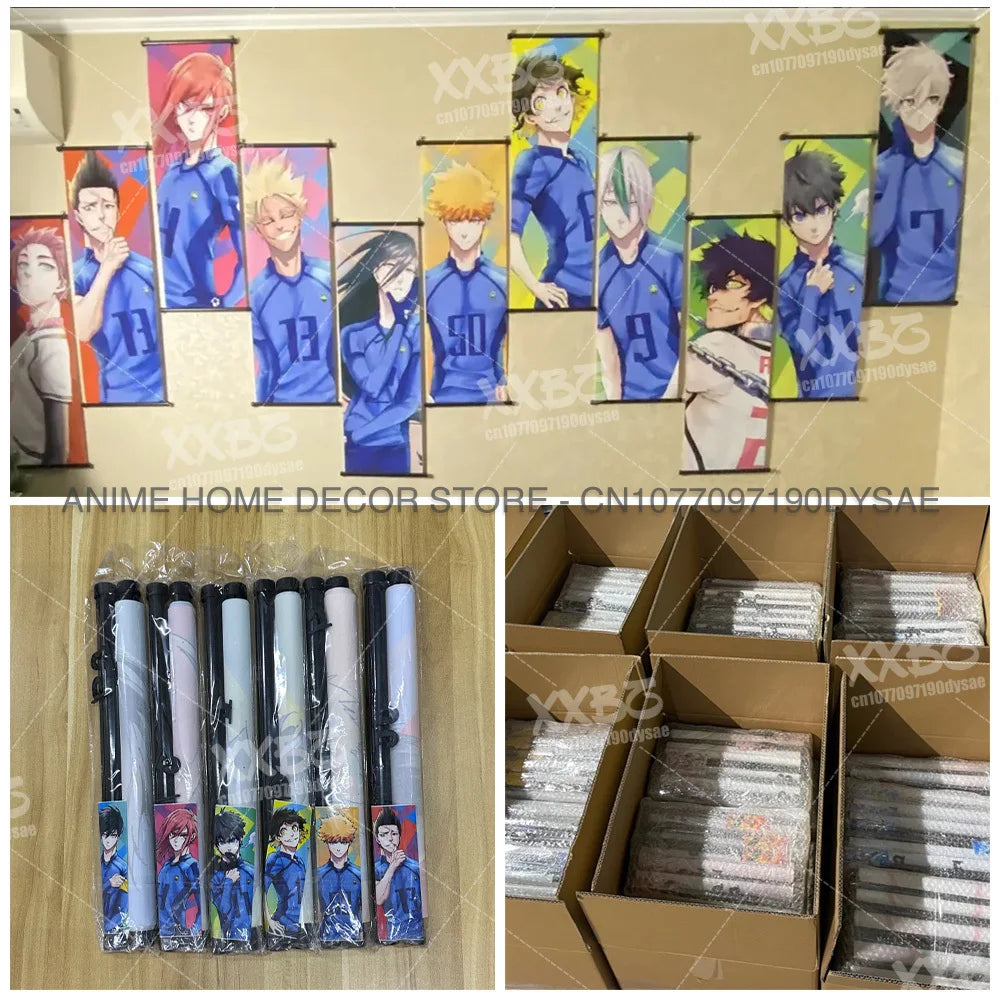 Naruto Posters Senjyuu Hashiram Hanging Painting Tobirama Wall Art Sarutobi Hiruzen Anime Scrolls Picture Namikaze Minato Decor