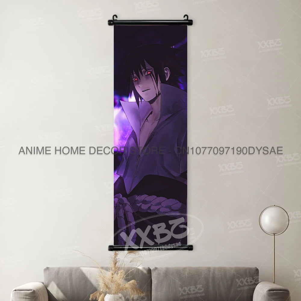Naruto Posters Senjyuu Hashiram Hanging Painting Tobirama Wall Art Sarutobi Hiruzen Anime Scrolls Picture Namikaze Minato Decor
