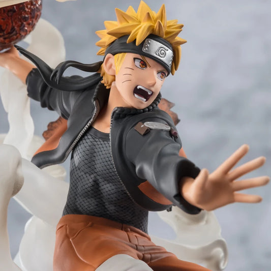 Bandai Original Genuine Anime Naruto Shippuuden Uzumaki Naruto Chou Gekisen Extra Battle Figuarts ZERO 24cm Model Toy Figures