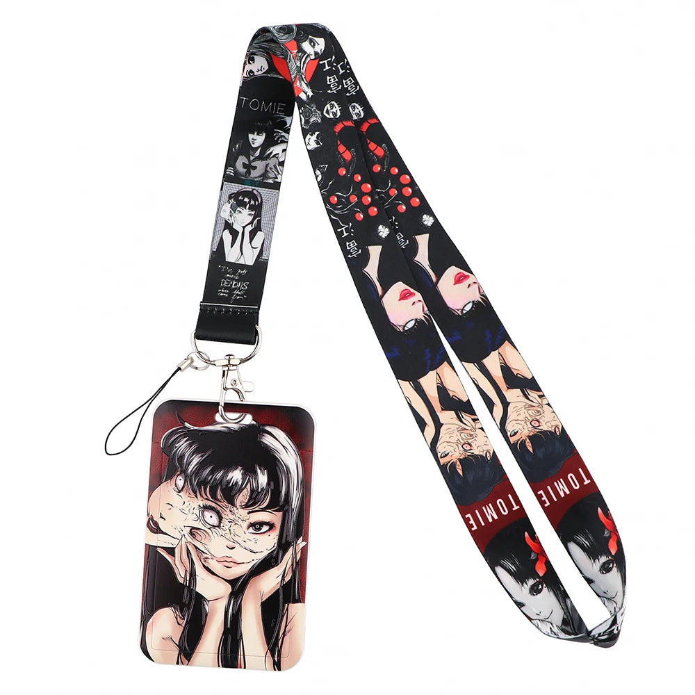 Anime Lanyard for Keys Card ID Badge Holder Phone Charm Key Chain Key Holder Key Rings Accessories