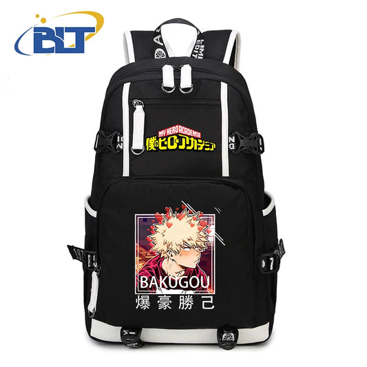 My Hero Academia Anime Backpack Campus Student Schoolbag Youth Travel Bag s Back to School Gift