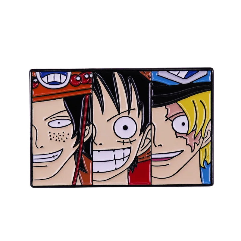 Anime One Piece Enamel Pin Pirate Ship Going Merry Brooches Lapel Pins for Backpack Briefcase Badges Fashion Jewelry Accessories