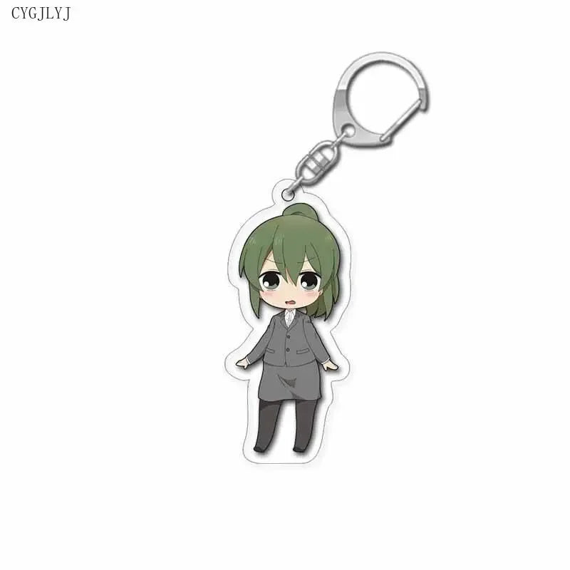 Cute Anime Keychain Komi San Wa Komyushou Desu Women Komi Shoko Tadano Hitohito Key Chain Man Acrylic Accesories Kawaii Chaveio