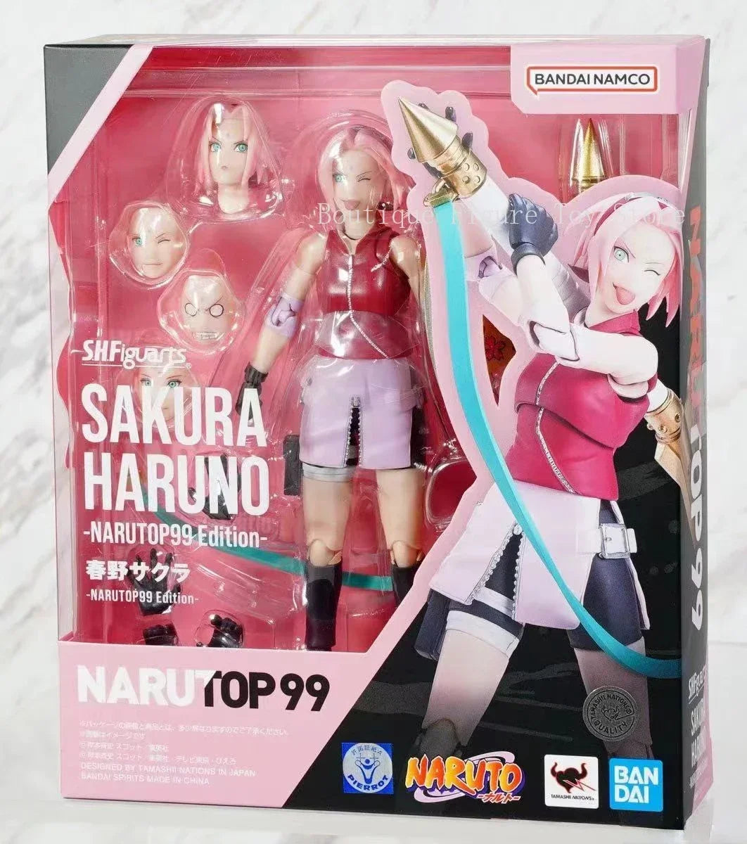 In Stock Original Bandai S.H.Figuarts SHF NARUTO Haruno Sakura 99 Figure Anime Model Toy Collect Action Gifts