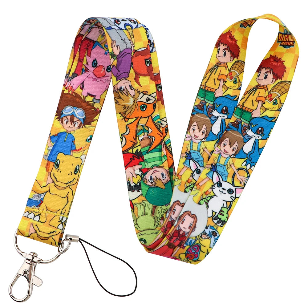 Anime Lanyard for Keys Card ID Badge Holder Phone Charm Key Chain Key Holder Key Rings Accessories