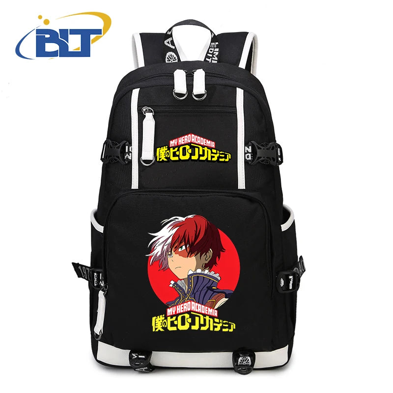 My Hero Academia Anime Backpack Campus Student Schoolbag Youth Travel Bag s Back to School Gift