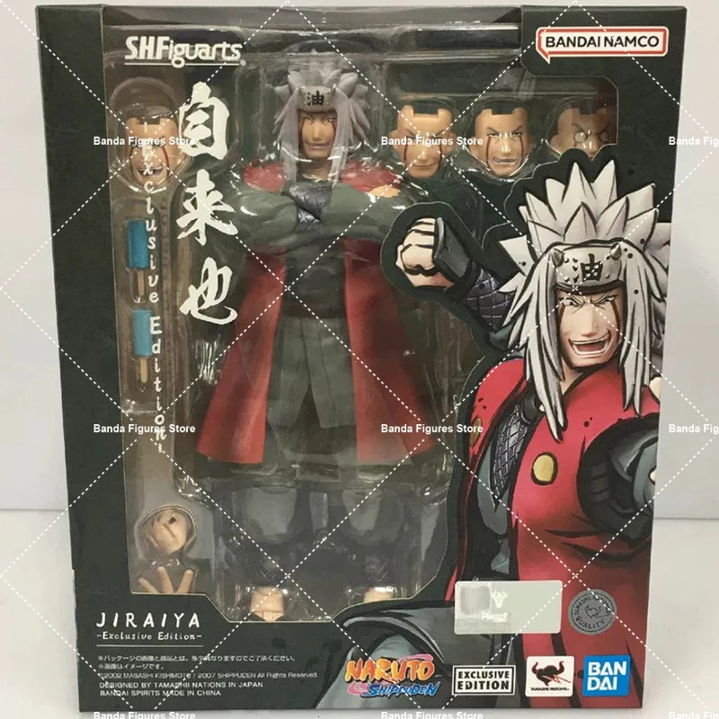 Original Bandai S.H.Figuarts Shf Naruto Shippuden Obito Uchiha Sasuke Kakashi In Stock Anime Action Collection Figures Model Toy