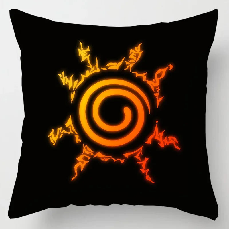 45cm Naruto Anime Pillow Case Cartoon Peripheral Square Popular Pillowcase Car Room Personality Creative Home Pillow Cover Gift