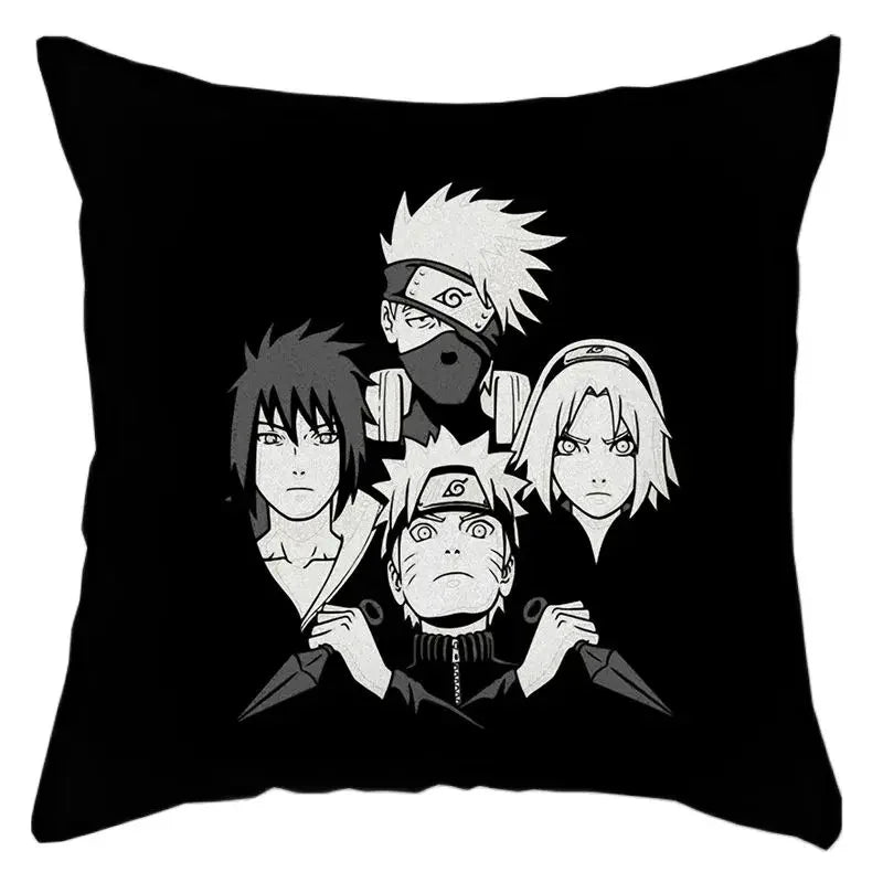 45cm Naruto Anime Pillow Case Cartoon Peripheral Square Popular Pillowcase Car Room Personality Creative Home Pillow Cover Gift