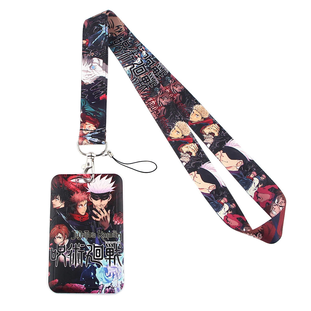 Anime Lanyard for Keys Card ID Badge Holder Phone Charm Key Chain Key Holder Key Rings Accessories