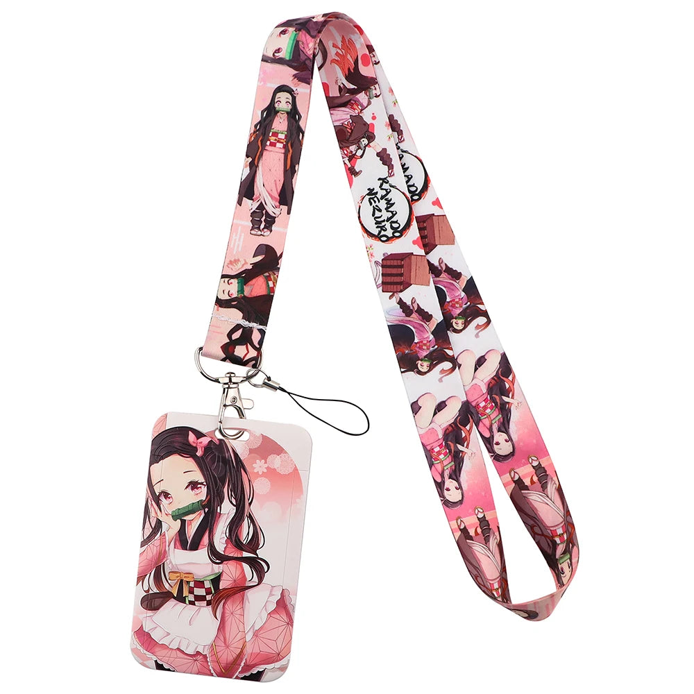 Anime Lanyard for Keys Card ID Badge Holder Phone Charm Key Chain Key Holder Key Rings Accessories