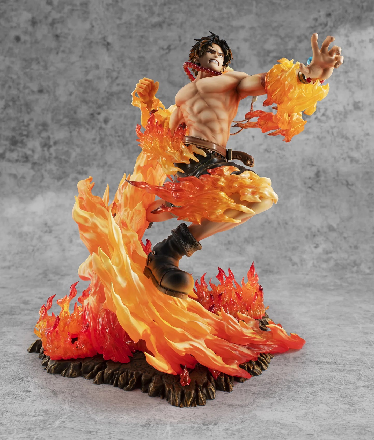 Anime One Piece Portrait of Pirates Portgas D Ace 15th Anniversary Ver. PVC Action Figure Statue Collection Model Toys Doll Gift