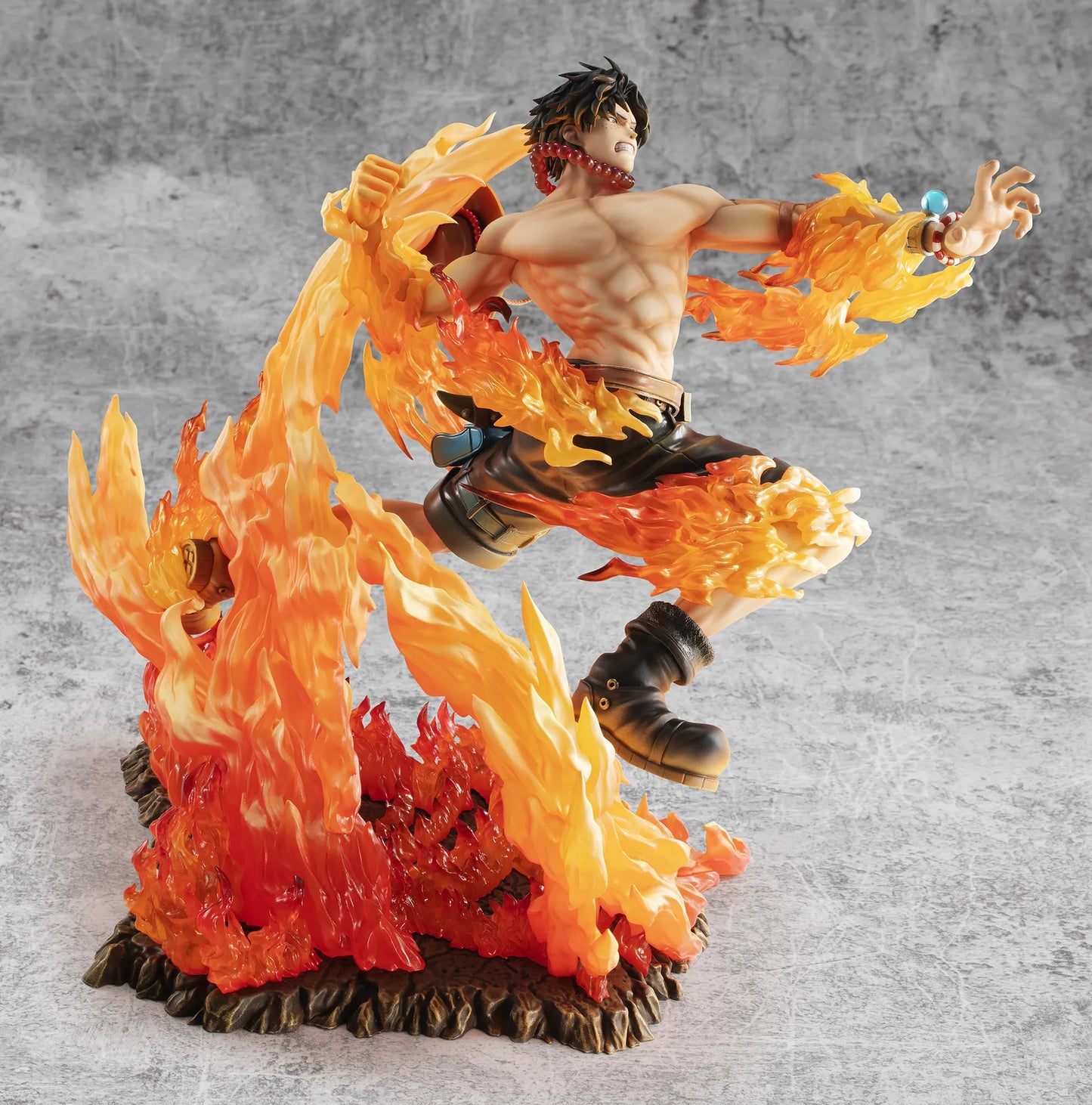 Anime One Piece Portrait of Pirates Portgas D Ace 15th Anniversary Ver. PVC Action Figure Statue Collection Model Toys Doll Gift
