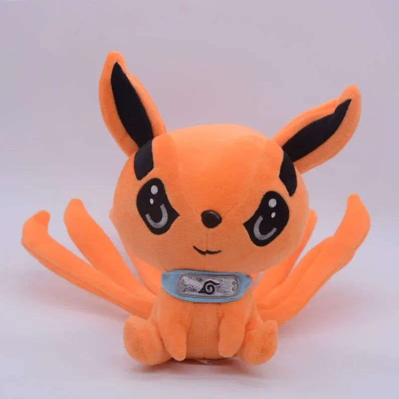 21CM classic Anime NARUTO Kurama kyuubi Q version kawaii Action Figure Model Plush toys toys Collect ornaments fans gifts