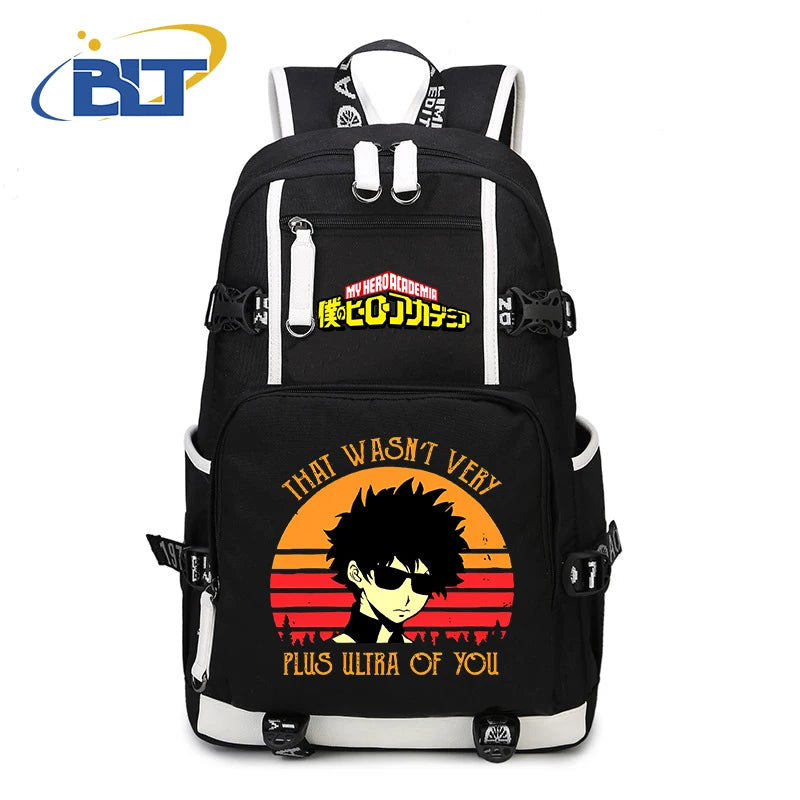 My Hero Academia Anime Backpack Campus Student Schoolbag Youth Travel Bag s Back to School Gift