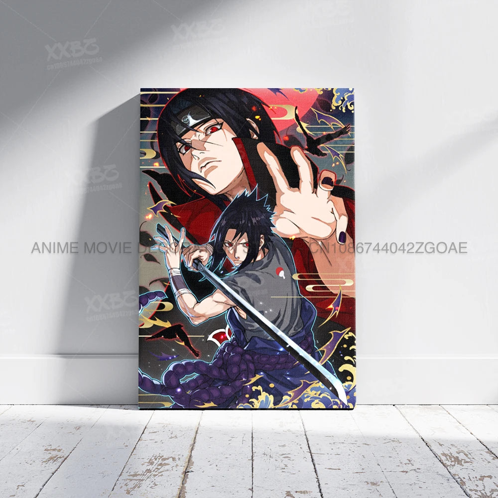 Naruto Home Decoration Uchiha Sasuke Painting Orochimaru Canvas Picture Uchiha Itachi Wall Art Anime Poster No Frame For Bedroom