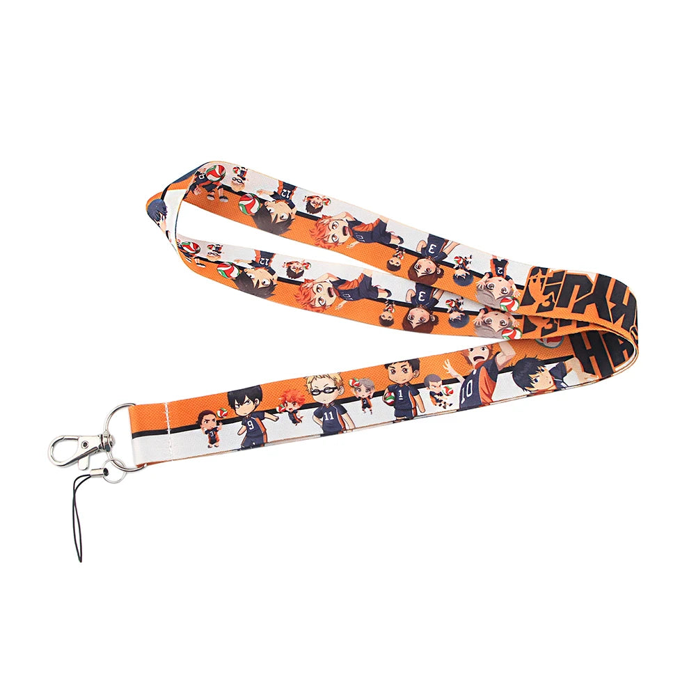 Anime Lanyard for Keys Card ID Badge Holder Phone Charm Key Chain Key Holder Key Rings Accessories