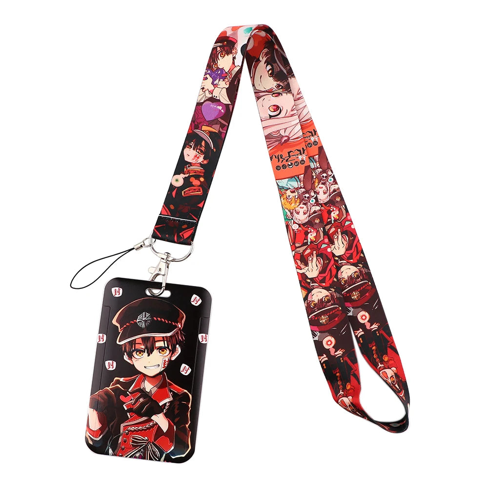 Anime Lanyard for Keys Card ID Badge Holder Phone Charm Key Chain Key Holder Key Rings Accessories