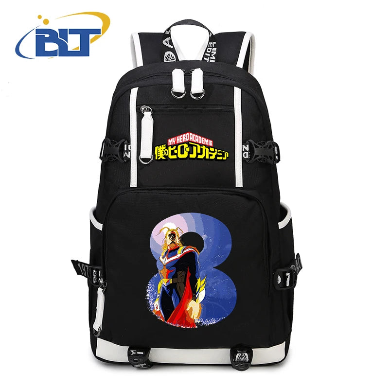 My Hero Academia Anime Backpack Campus Student Schoolbag Youth Travel Bag s Back to School Gift