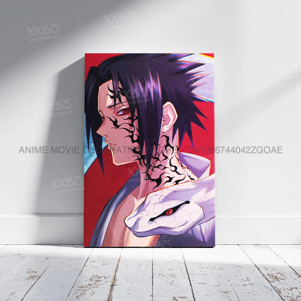 Naruto Home Decoration Uchiha Sasuke Painting Orochimaru Canvas Picture Uchiha Itachi Wall Art Anime Poster No Frame For Bedroom