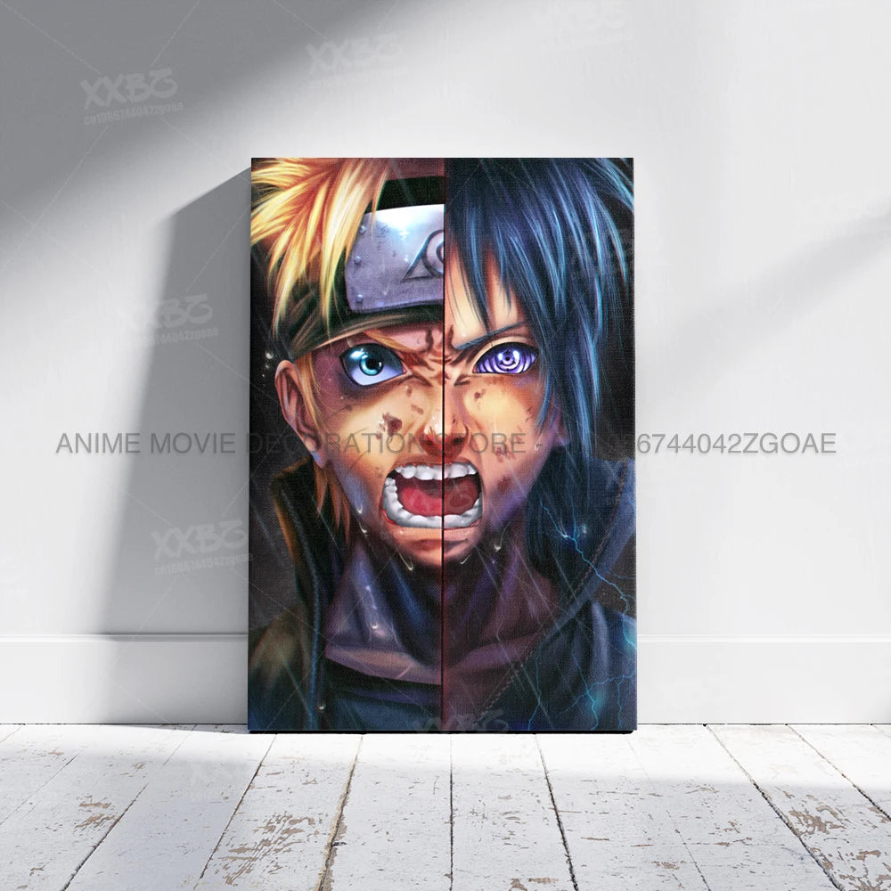 Naruto Home Decoration Uchiha Sasuke Painting Orochimaru Canvas Picture Uchiha Itachi Wall Art Anime Poster No Frame For Bedroom