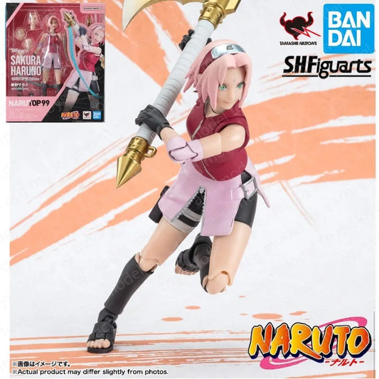 In Stock Original Bandai S.H.Figuarts SHF NARUTO Haruno Sakura 99 Figure Anime Model Toy Collect Action Gifts