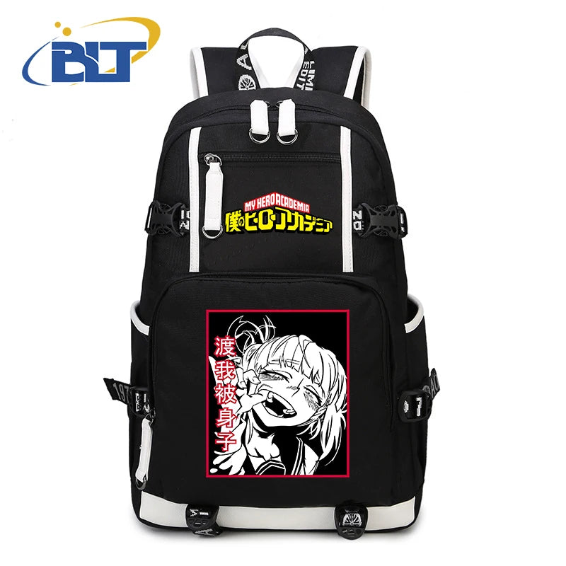 My Hero Academia Anime Backpack Campus Student Schoolbag Youth Travel Bag s Back to School Gift