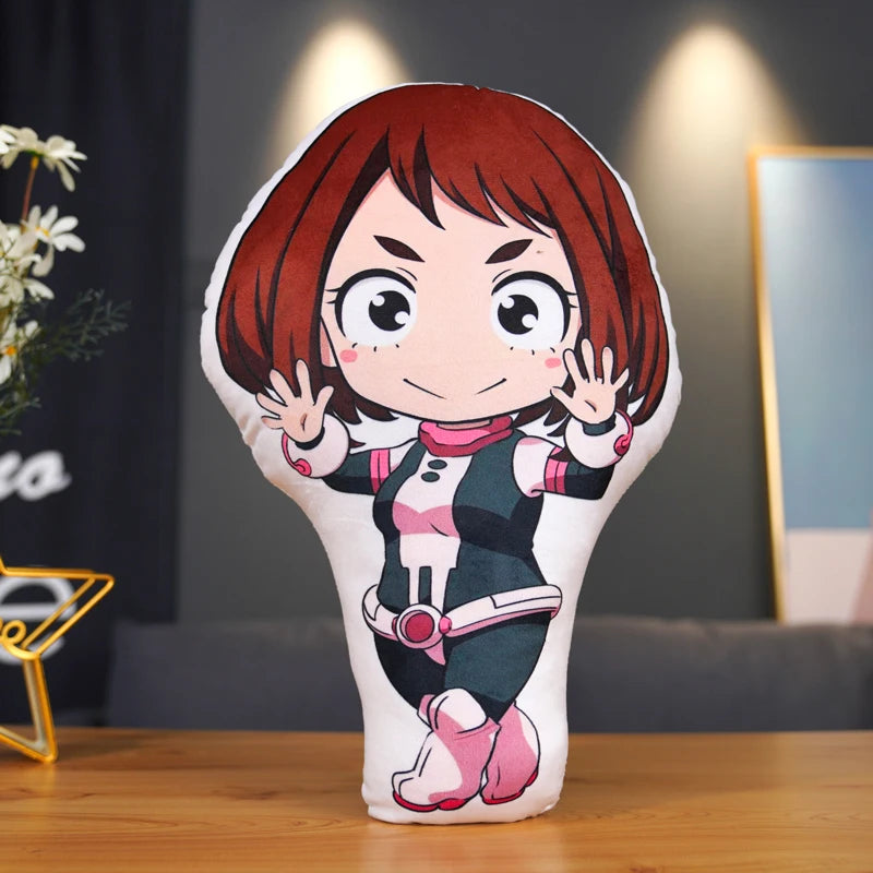 45cm Anime My Hero Academia Plush Toys All Might Cartoon Pillow Midoriya Izuku Bakugou Katsuki Todoroki Shoto Dolls Kids Gifts