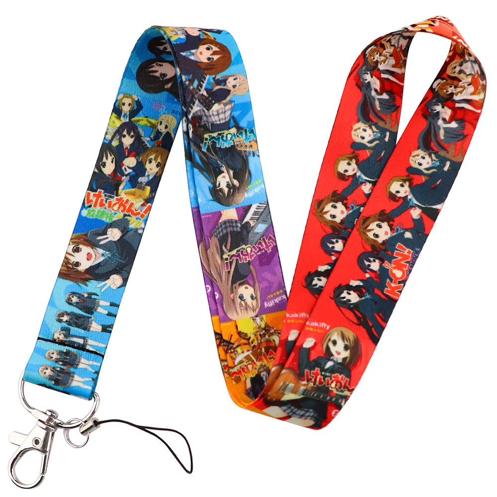 Anime Lanyard for Keys Card ID Badge Holder Phone Charm Key Chain Key Holder Key Rings Accessories