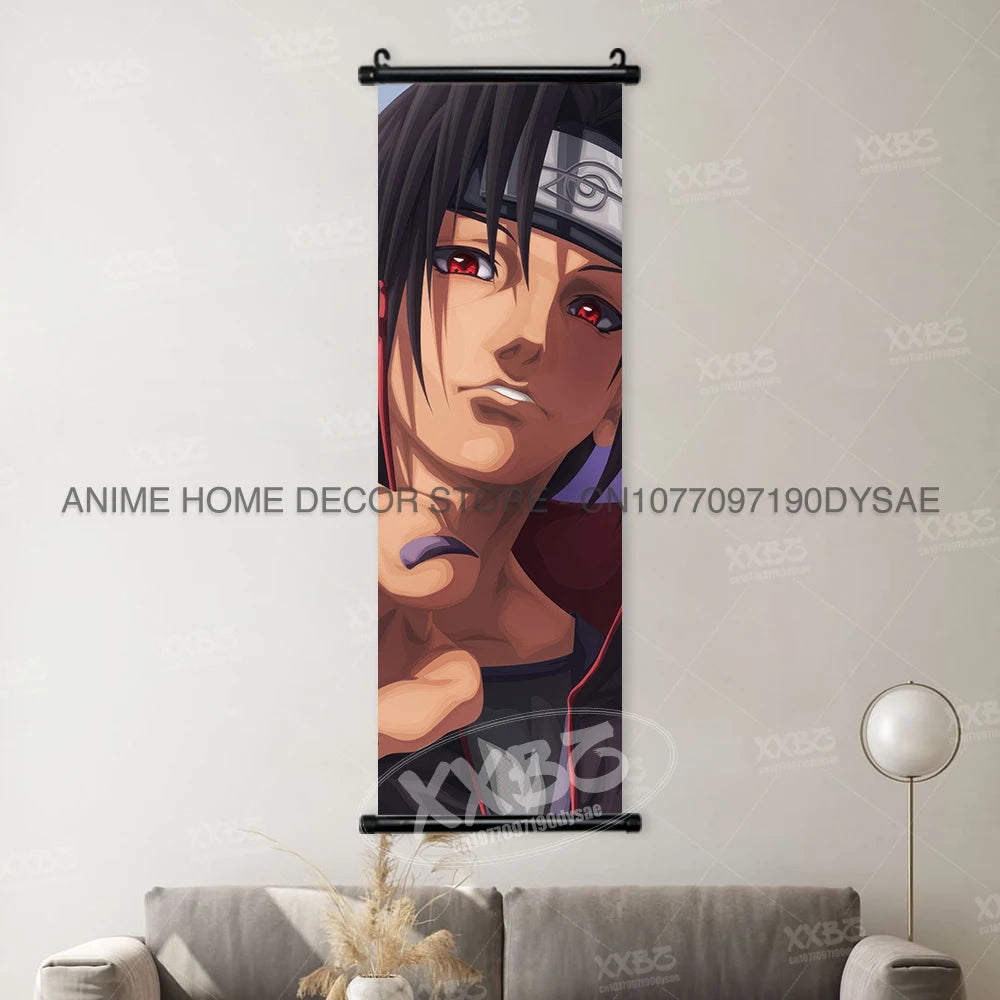 Naruto Posters Senjyuu Hashiram Hanging Painting Tobirama Wall Art Sarutobi Hiruzen Anime Scrolls Picture Namikaze Minato Decor