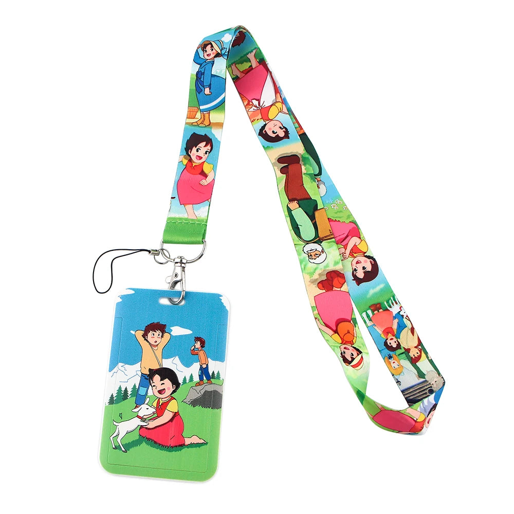 Anime Lanyard for Keys Card ID Badge Holder Phone Charm Key Chain Key Holder Key Rings Accessories