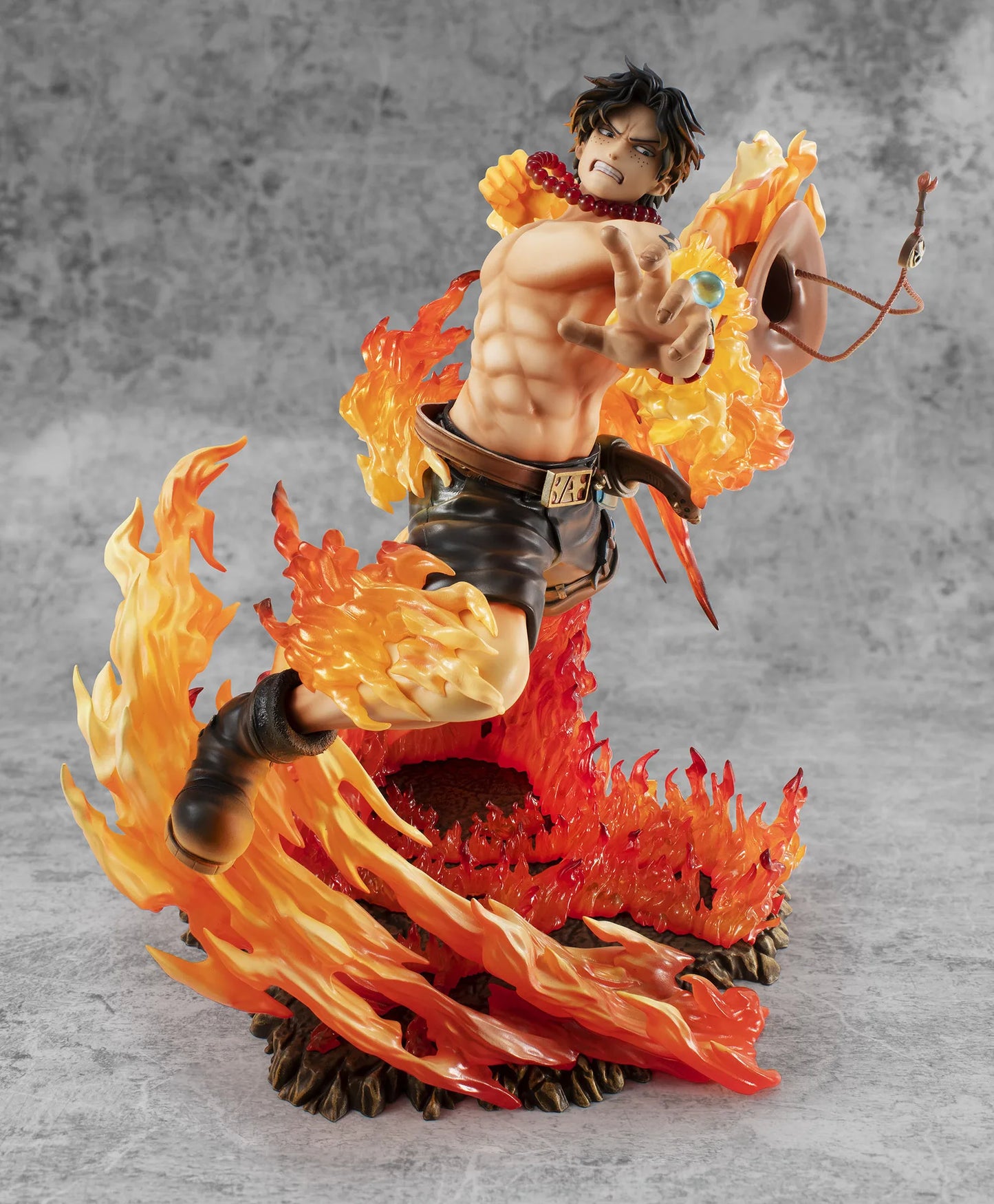 Anime One Piece Portrait of Pirates Portgas D Ace 15th Anniversary Ver. PVC Action Figure Statue Collection Model Toys Doll Gift