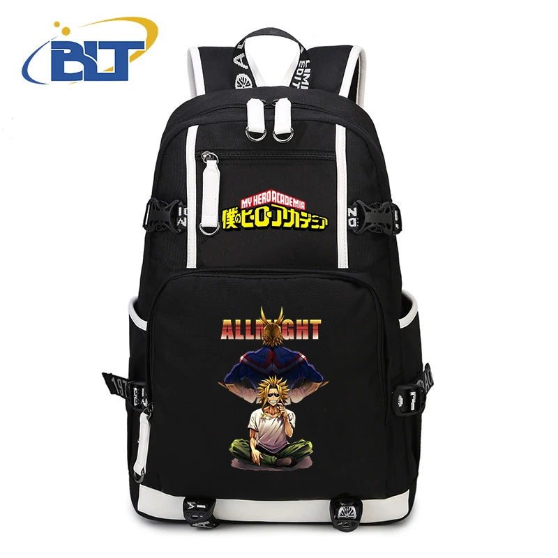 My Hero Academia Anime Backpack Campus Student Schoolbag Youth Travel Bag s Back to School Gift