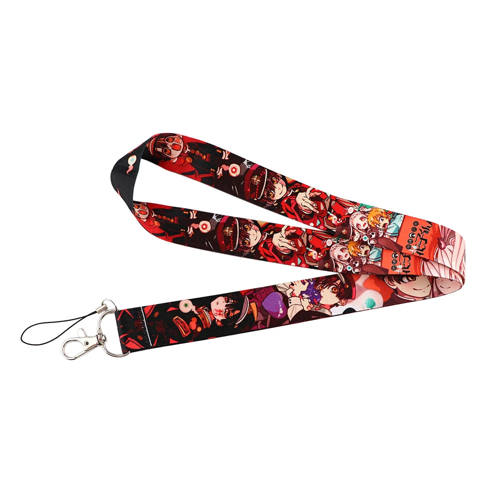 Anime Lanyard for Keys Card ID Badge Holder Phone Charm Key Chain Key Holder Key Rings Accessories