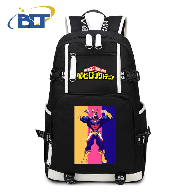 My Hero Academia Anime Backpack Campus Student Schoolbag Youth Travel Bag s Back to School Gift
