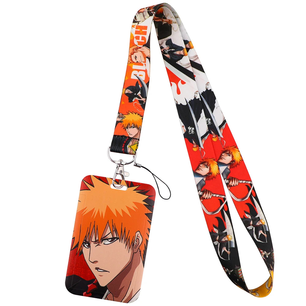 Anime Lanyard for Keys Card ID Badge Holder Phone Charm Key Chain Key Holder Key Rings Accessories