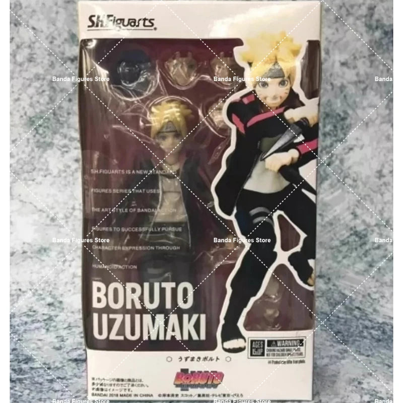 Original Bandai S.H.Figuarts Shf Naruto Shippuden Obito Uchiha Sasuke Kakashi In Stock Anime Action Collection Figures Model Toy