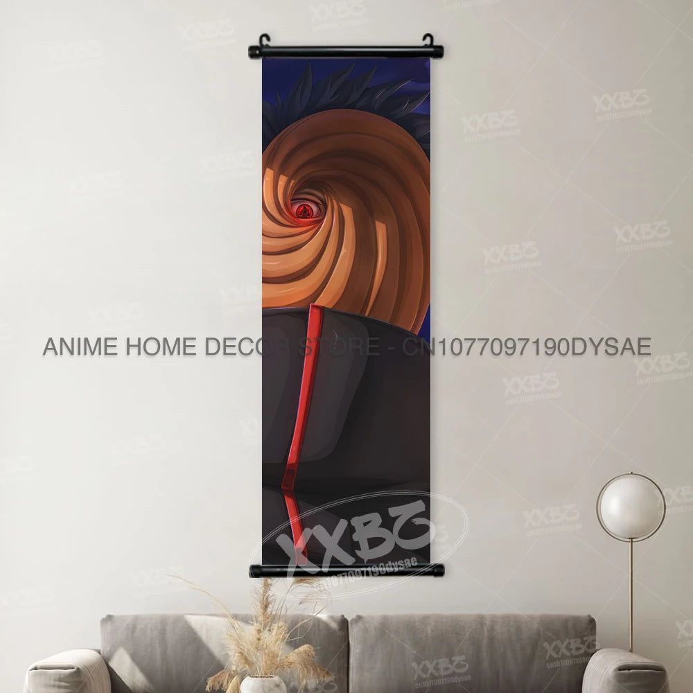 Naruto Posters Senjyuu Hashiram Hanging Painting Tobirama Wall Art Sarutobi Hiruzen Anime Scrolls Picture Namikaze Minato Decor