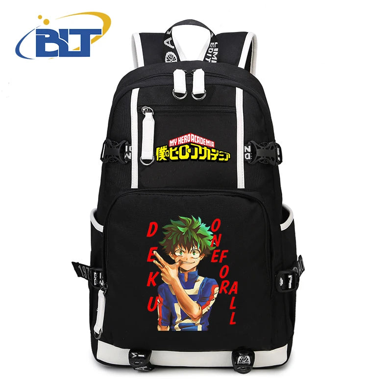 My Hero Academia Anime Backpack Campus Student Schoolbag Youth Travel Bag s Back to School Gift
